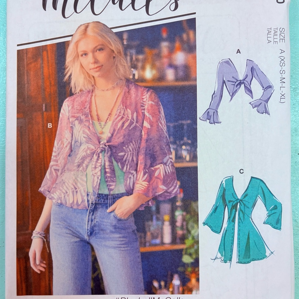 McCall’s M8120 Adorable Top Sewing Pattern Uncut Size A